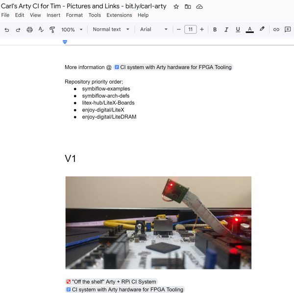 Carl's Arty CI pictures and links document
